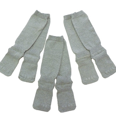 日本製 オーガニックコットン 不思議な 5本指靴下 同色3足セット グレー (4200-7158p3