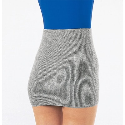 日本製 EM-X 備長炭 のびのび 腹巻き ゆったり (2枚組) グレー (2956-2431)