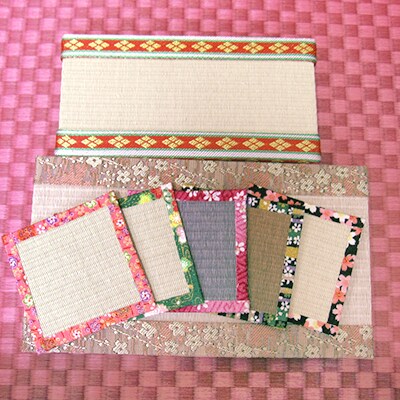 ミニ畳2点+畳コースター5枚セット【配送不可地域：離島・北海道・沖縄県】