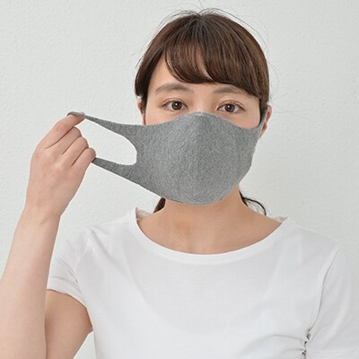 備長炭+オーガニックコットン マスク　3D＆Ag(M)1枚　【4375-7512-01 パット無し】