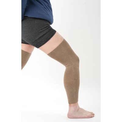 日本製 横のび マルチウォーマー (ロング) あったか モカ (582-3362)