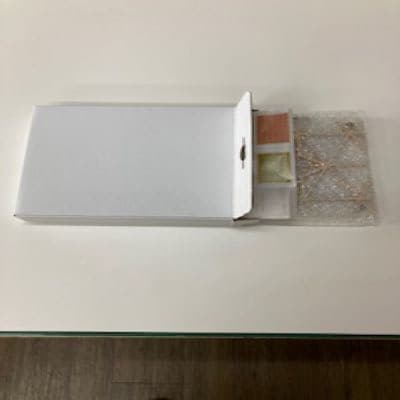 よしの組子スタンド(白) 13cm×19cm×7cm