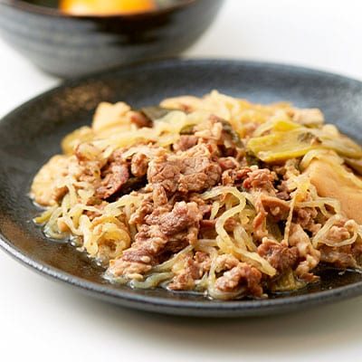 大和高田市立高田商業高等学校のすき焼き