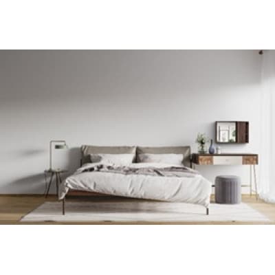 「V-TISS LIGHT」 ミラーM・ハーフ薄型セット ブラックウォールナット【配送不可地域：離島】