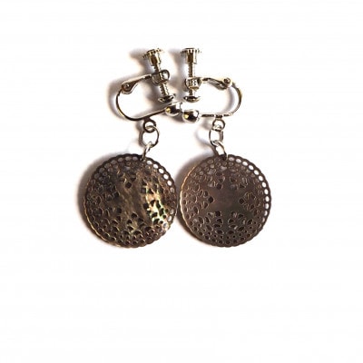 黒蝶貝「ベツレヘムパール風」イヤリング