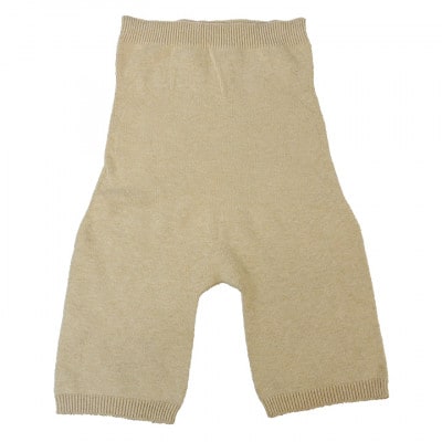 日本製 オーガニックコットン 腹巻パンツ 3分丈 無縫製 ナチュラル (612-7545)