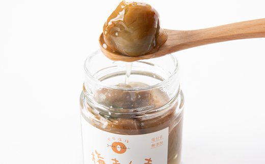 【特許製法!無添加・塩分0%の梅】ゼロ塩梅　梅まんま　2種類セット!(はちみつ・岩塩)