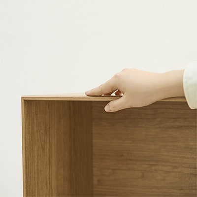 薄型ユニットシェルフ「V-TISS LIGHT」TVボード ヨーロピアンチェリー【複数個口で配送】【配送不可地域：離島】