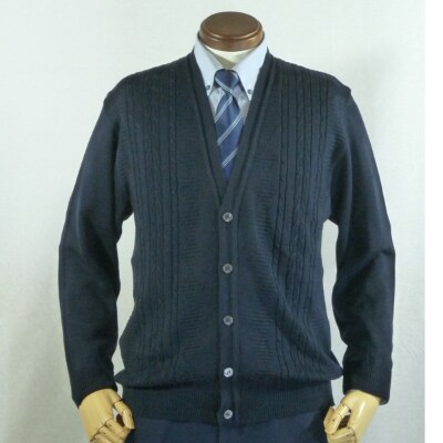 メンズニット カーディガン コン L寸 15160
