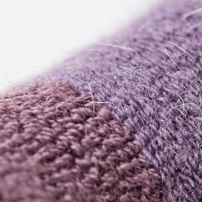 口ゴム超ゆったり足首あったか靴下　25-27　パープルとチャコール