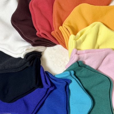 ふわもち鯛焼き靴下x2足組(ミカン、オレンジ)