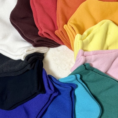 ふわもち鯛焼き靴下x2足組(グリーン、イエロー)