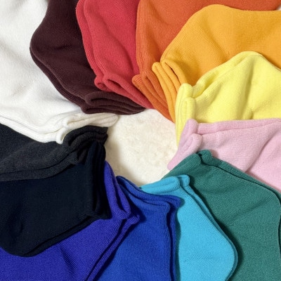 ふわもち鯛焼き靴下x2足組(パープル、ブラウン)