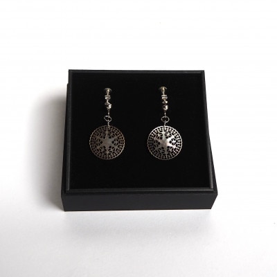 黒蝶貝「ベツレヘムパール風」イヤリング