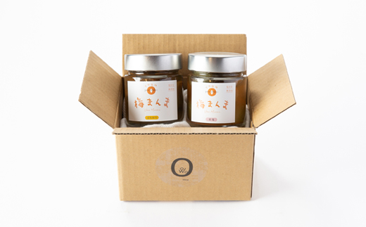 【特許製法!無添加・塩分0%の梅】ゼロ塩梅　梅まんま　2種類セット!(はちみつ・岩塩)