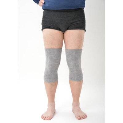 日本製 横のび マルチウォーマー (ショート) あったか グレー  (581-3357)