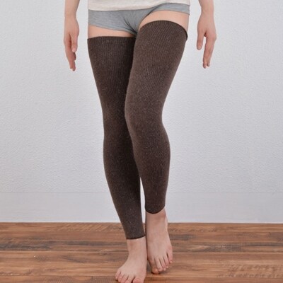 日本製 横のび マルチウォーマー (ロング) あったか ブラウン (582-3363)