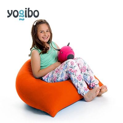 Yogibo Pyramid(ヨギボー ピラミッド)オレンジ【配送不可地域：離島】