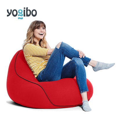 Yogibo Lounger(ヨギボー ラウンジャー)レッド【配送不可地域：離島】