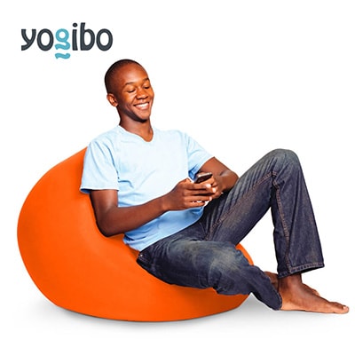 Yogibo Mini(ヨギボー ミニ)オレンジ【配送不可地域：離島】