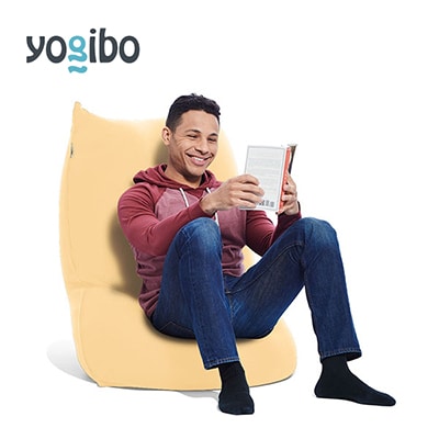 Yogibo Short(ヨギボー ショート)クリームホワイト【配送不可地域：離島】