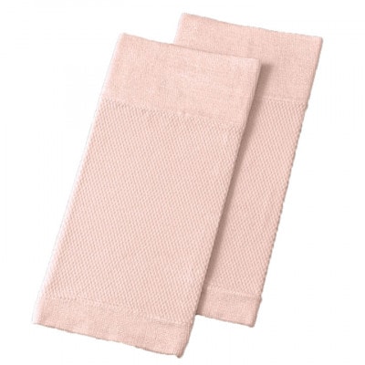 日本製 シルク 100% 薄い 締めつけない スリムサポーター ひざ用 ピンク(1668-2783)