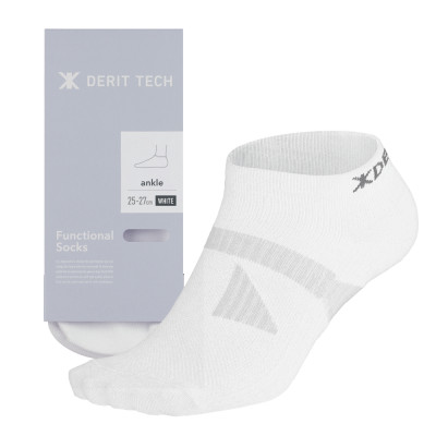デリットテック バランスソックス(ホワイト)27~29cmゴルフ/マラソン/姿勢/パフォーマンス
