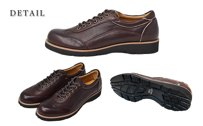 倭イズム 鹿革婦人靴 YAL2001 ダークブラウン　24.5cm