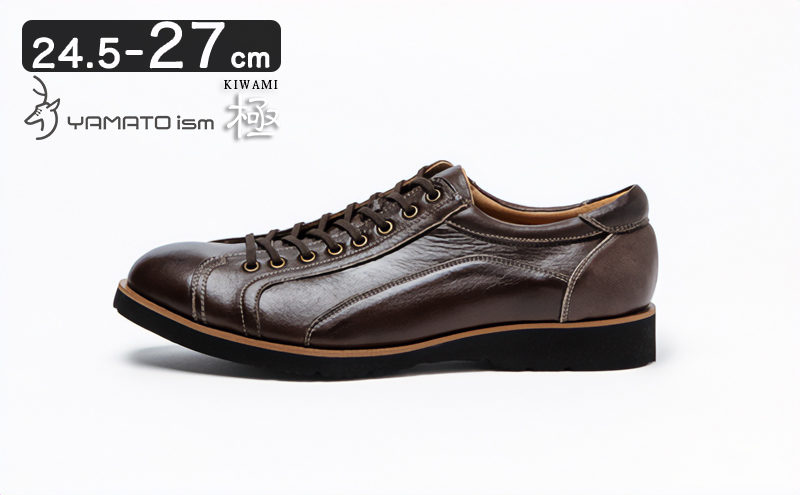 ふるさと納税 奈良県 大和郡山市 倭イズム ( ヤマトイズム ) 鹿革 シューズ 紳士靴 YA3302 （ ブラック ） 25.0ｃｍ [No.5990-7993]0332 25.0cm ふるさと納税倭イズム ( ヤマトイズム ) 牛革 マッケイ