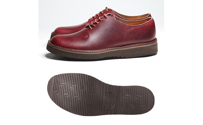 KOTOKA ( コトカ ) 紳士靴 一枚革 ダービー KTO2002 ( バーガンディ )  27.5cm