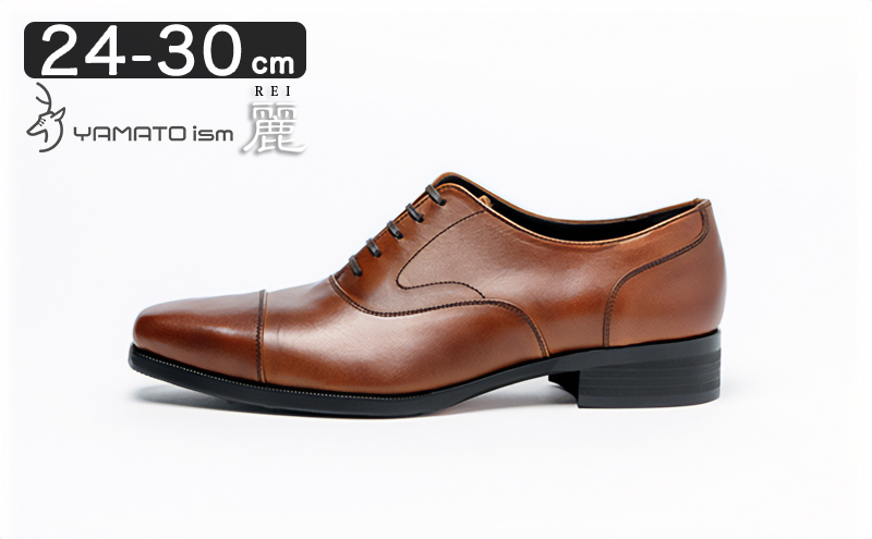 倭イズム ( ヤマトイズム ) 牛革 マッケイ ビジネスシューズ 紳士靴 YAP600 （ ブラウン ）27.0cm