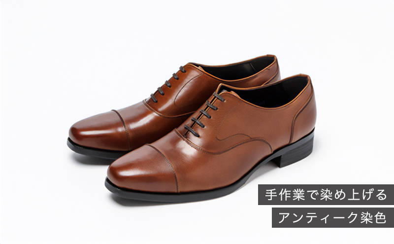 倭イズム ( ヤマトイズム ) 牛革 マッケイ ビジネスシューズ 紳士靴 YAP600 （ ブラウン ）27.0cm