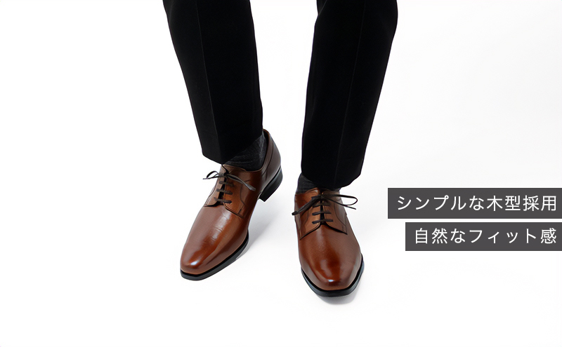 倭イズム ( ヤマトイズム ) 牛革 マッケイ ビジネスシューズ 紳士靴 YAP601 （ ブラウン ）27.5cm