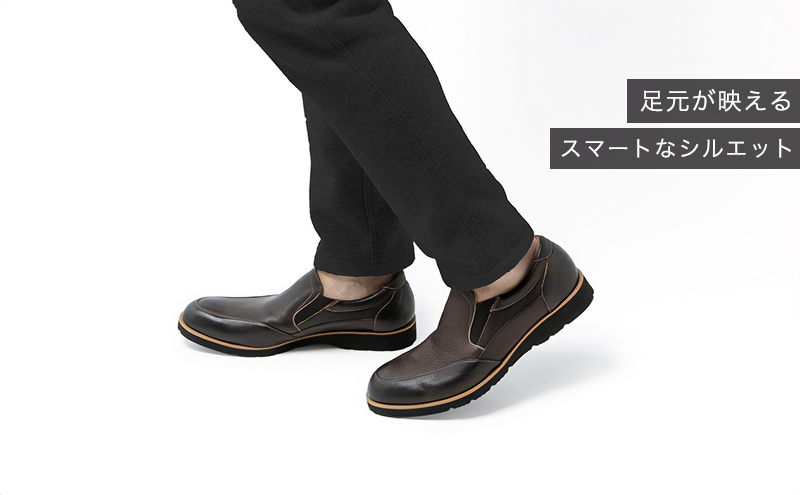 倭イズム ( ヤマトイズム ) 鹿革 シューズ 紳士靴 YA3302 （ ダークブラウン ） 25.0ｃｍ