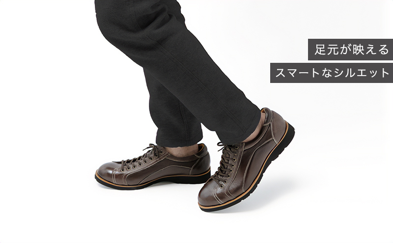 倭イズム ( ヤマトイズム ) 鹿革 シューズ 紳士靴 YA3300 （ ダークブラウン ） 26.5cm