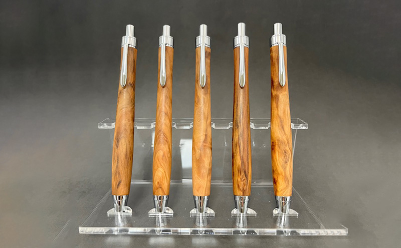 やまだ工房　吉野杉 瘤杢　木軸シャープペン