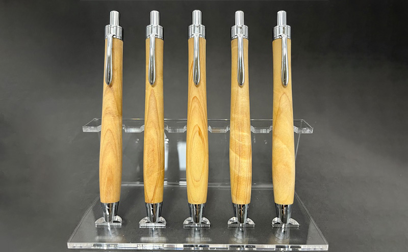 やまだ工房　吉野檜 　木軸ボールペン
