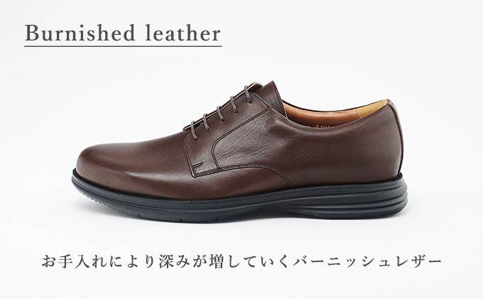 YAMATOism ヤマトイズム 牛革ビジネスシューズ 紳士靴 ORG1001（ダークブラウン）26.5cm【ファッション・靴・シューズ・革製品・革靴】 メンズ 男性 履き心地 日本製 国産別注レザー 柔らか EVA素材 アウトソール 3E