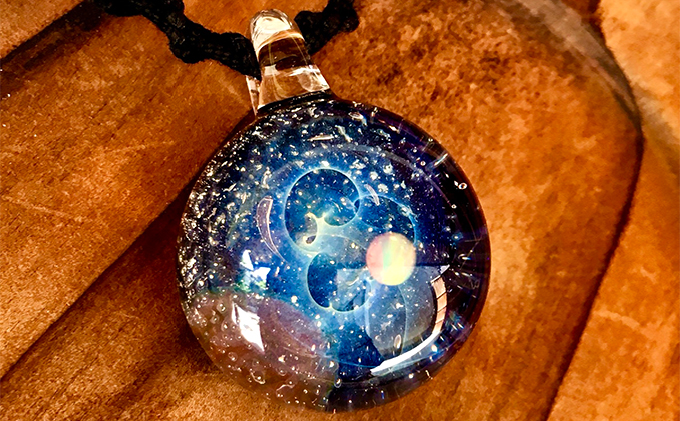 ガラスペンダント体験