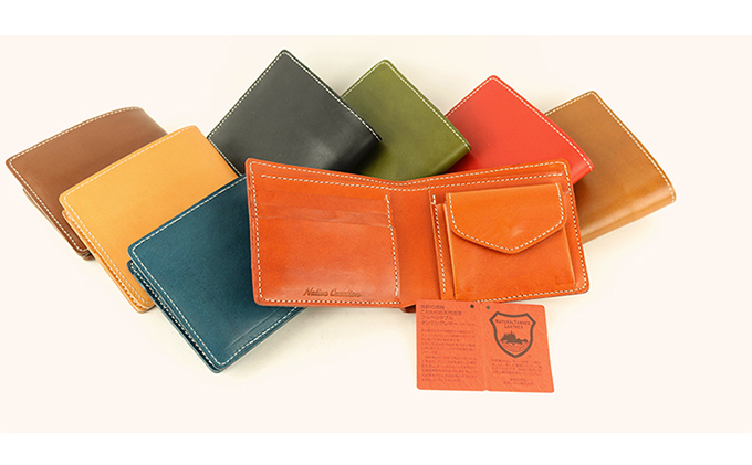 Native Creation 二つ折り財布 NC3731 全8色 栃木レザー【OLIVE】【納期1～2カ月】