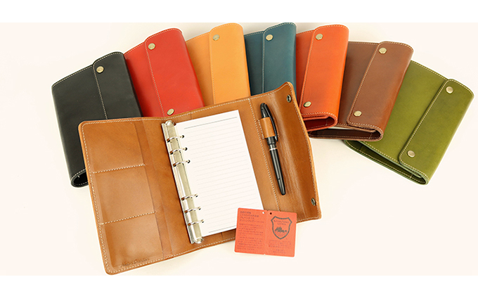 Native Creation 手帳カバー NC3734 全8色 栃木レザー 【ORANGE】【納期1～2カ月】