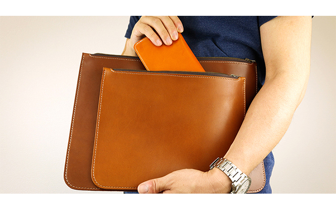 Native Creation クラッチバッグ NC3733 全8色 栃木レザー【BLACK】【納期1～2カ月】