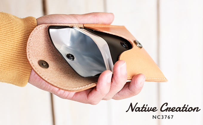 Native Creation 携帯灰皿ケース NC3767 栃木レザー NATURAL