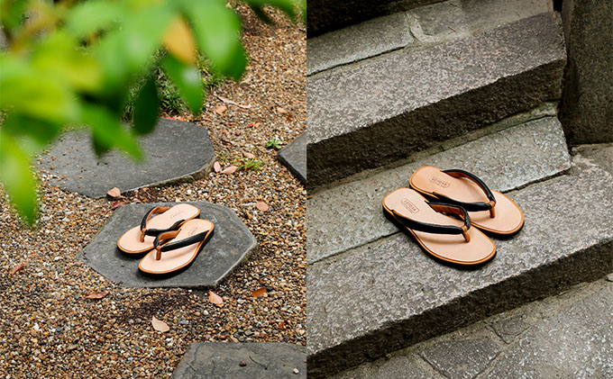 KOTOKA　雪駄サンダル　ブラック　XS