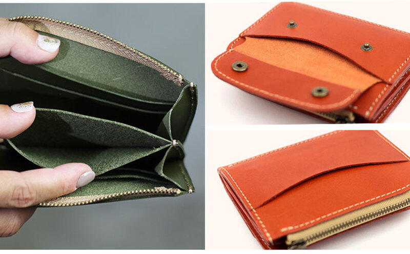 Native Creation L字ファスナー 本革ミニ財布 NC3773 全8色 栃木レザー OLIVE
