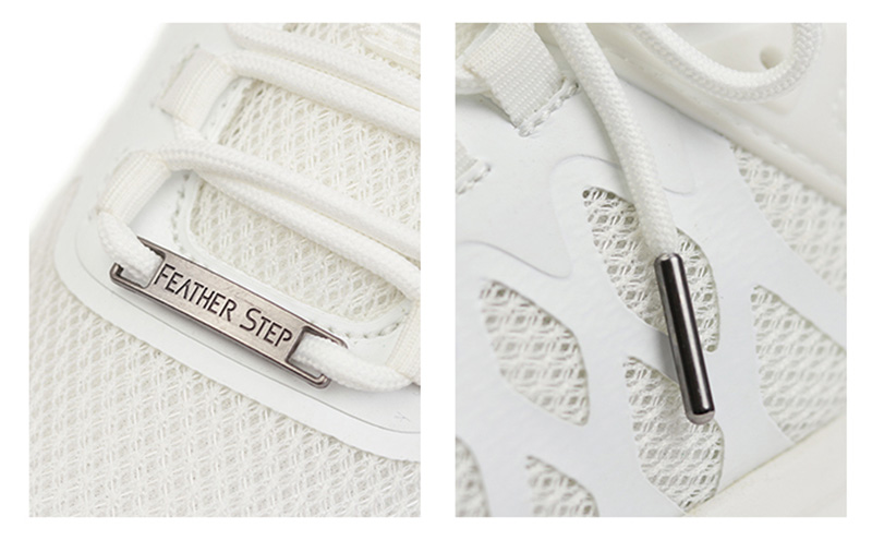 FEATHER STEP   FS-01日本製 スニーカー ダブルラッセル WHITE 26.5cm