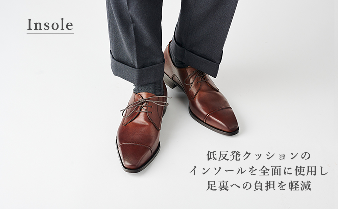 YAMATOism ヤマトイズム 牛革ビジネスシューズ 紳士靴 YAP101（ブラウン）27.0cm【ファッション・靴・シューズ・革製品・革靴】 光沢感