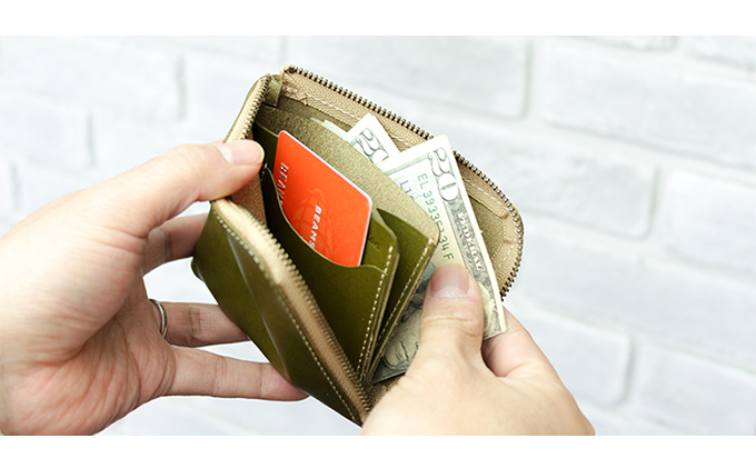 Native Creation L字ファスナー 薄型ミニ財布 NC3746 全8色 栃木レザー 【RED】【納期1～2カ月】