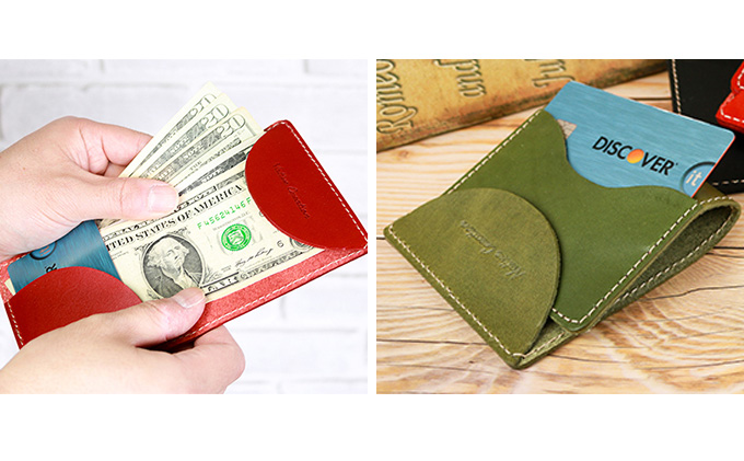 Native Creation 札・カード入れ NC3748 全8色 栃木レザー【NAVY】【納期1～2カ月】