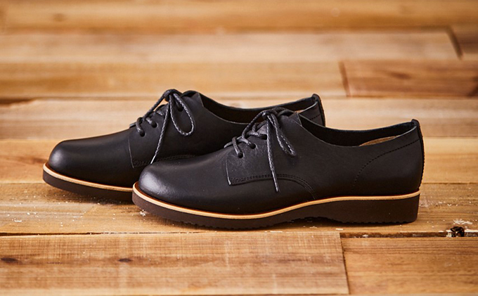 KOTOKA 足なりダービー 牛革 革靴 レディースシューズ KTO-3011 ブラック(婦人靴)23.5cm